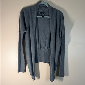 Apostrophe Charcoal Open Cardigan